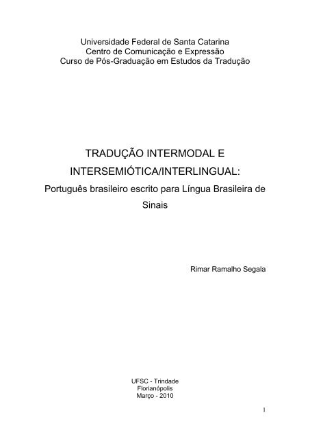 Tradução intermodal e intersemiótica/interlingual